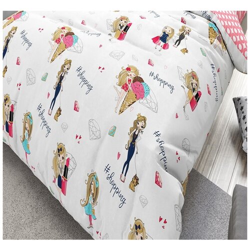 Комплект постельного белья 1,5 сп поплин Модницы