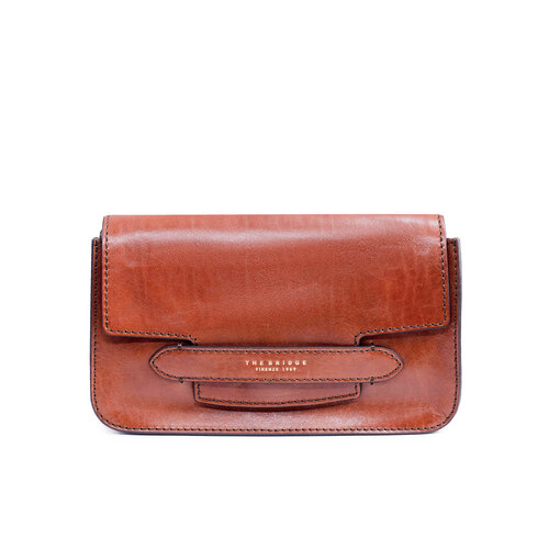 Сумка кросс-боди The Bridge, фактура гладкая, коричневый