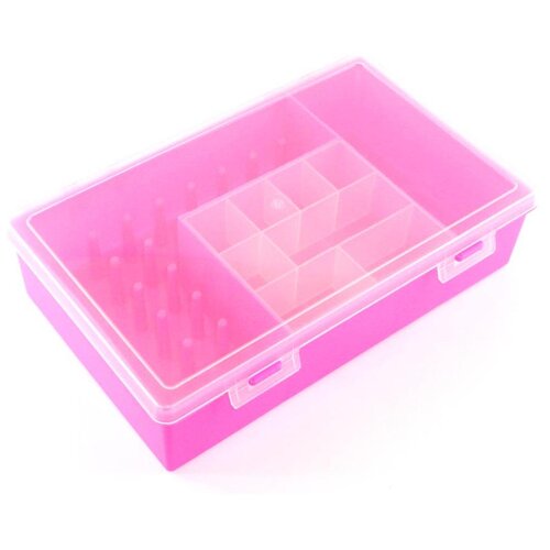 фото 2868-2 органайзер для швейных принадлежностей розовый polymerbox