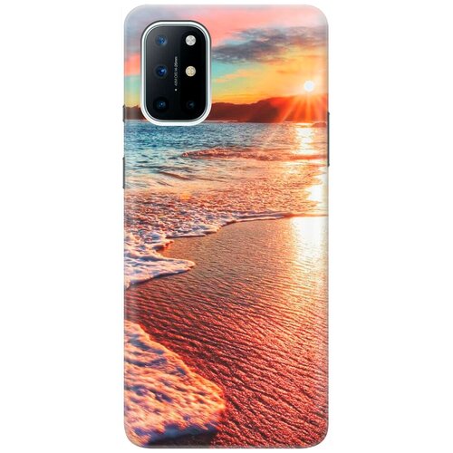 Ультратонкий силиконовый чехол-накладка для OnePlus 8T с принтом Залитый светом пляж ультратонкий силиконовый чехол накладка для xiaomi redmi 9a с принтом залитый светом пляж