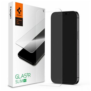Фото Защитное стекло Spigen Glas. tR SLIM HD (AGL01467) для iPhone 12 Pro Max (Clear)