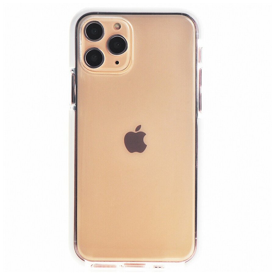 Чехол накладка iPhone 11 Pro 5.8" Gurdini силикон противоударный белый
