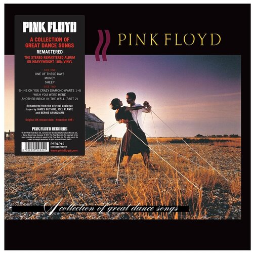 Виниловая пластинка Warner Music PINK FLOYD A COLLECTION OF GREAT DANCE SONGS виниловая пластинка pink floyd a collection of great dance songs lp