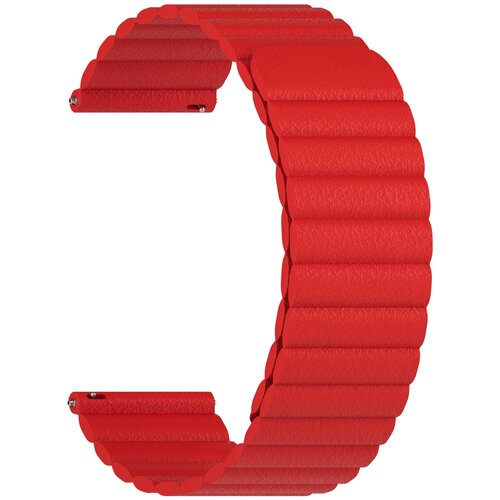 Универсальный кожаный ремешок для часов 20 mm LYAMBDA POLLUX DSP-15-20-RD Red 22mm 20mm watch strap for samsung galaxy watch 3 active 2 42mm 46mm graffiti style bracelet for amazfit bip huawei gt 2e strap