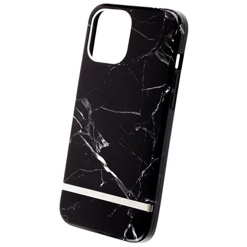 фото Панель-накладка richmond & finch marble glossy black для iphone 12 pro max