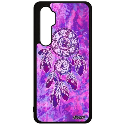 фото Защитный чехол на смартфон // xiaomi mi note 10 lite // "ловец снов" дизайн dream, utaupia, розовый