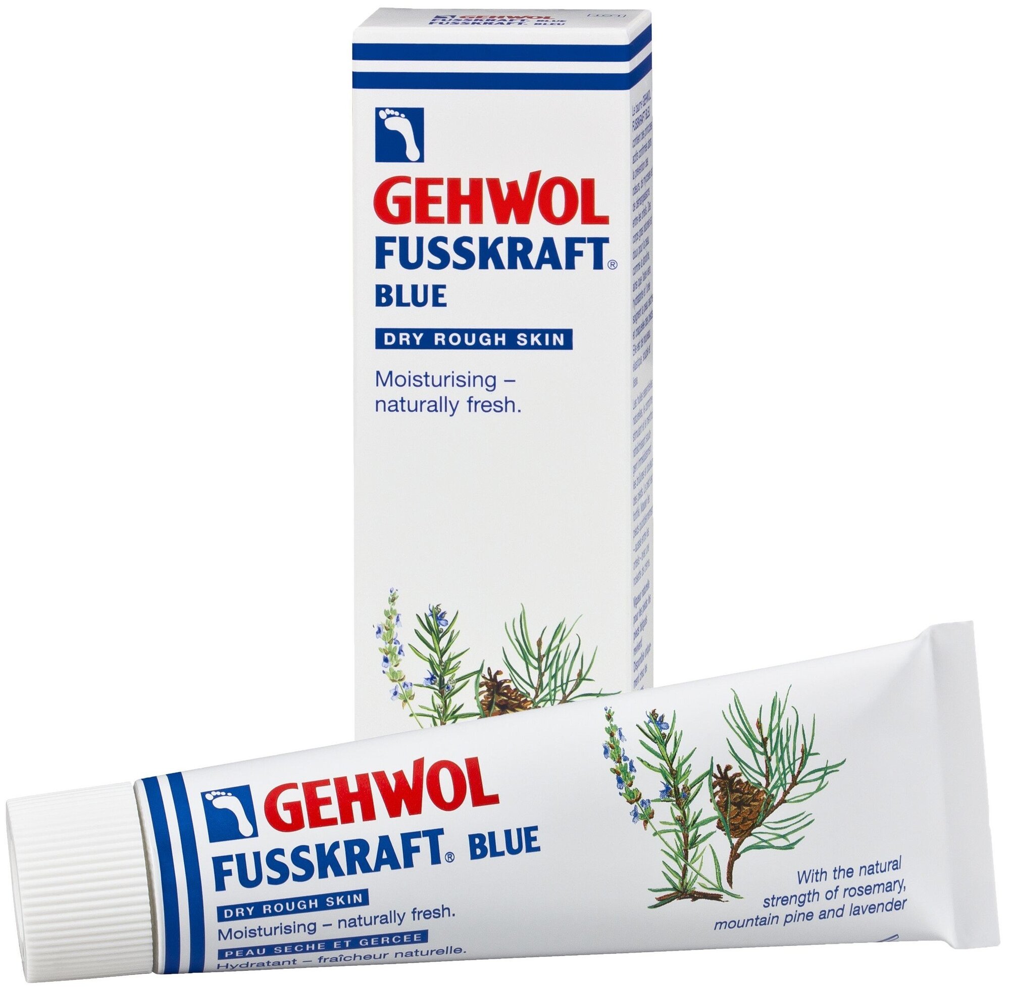 Gehwol Fusskraft Blau - Голубой бальзам для ног 125 мл