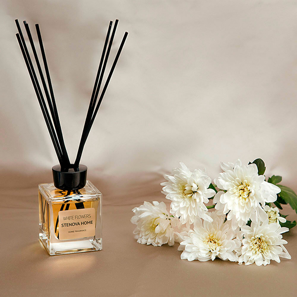 Ароматический диффузор Stenova Home White Flower, 100 мл - фото №11
