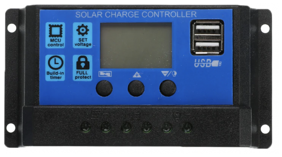 Автоматический контроллер заряда солнечной батареи, 10А