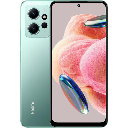 Смартфон Xiaomi Redmi Note 12 4G 6/128 ГБ RU, Dual nano SIM, mint green