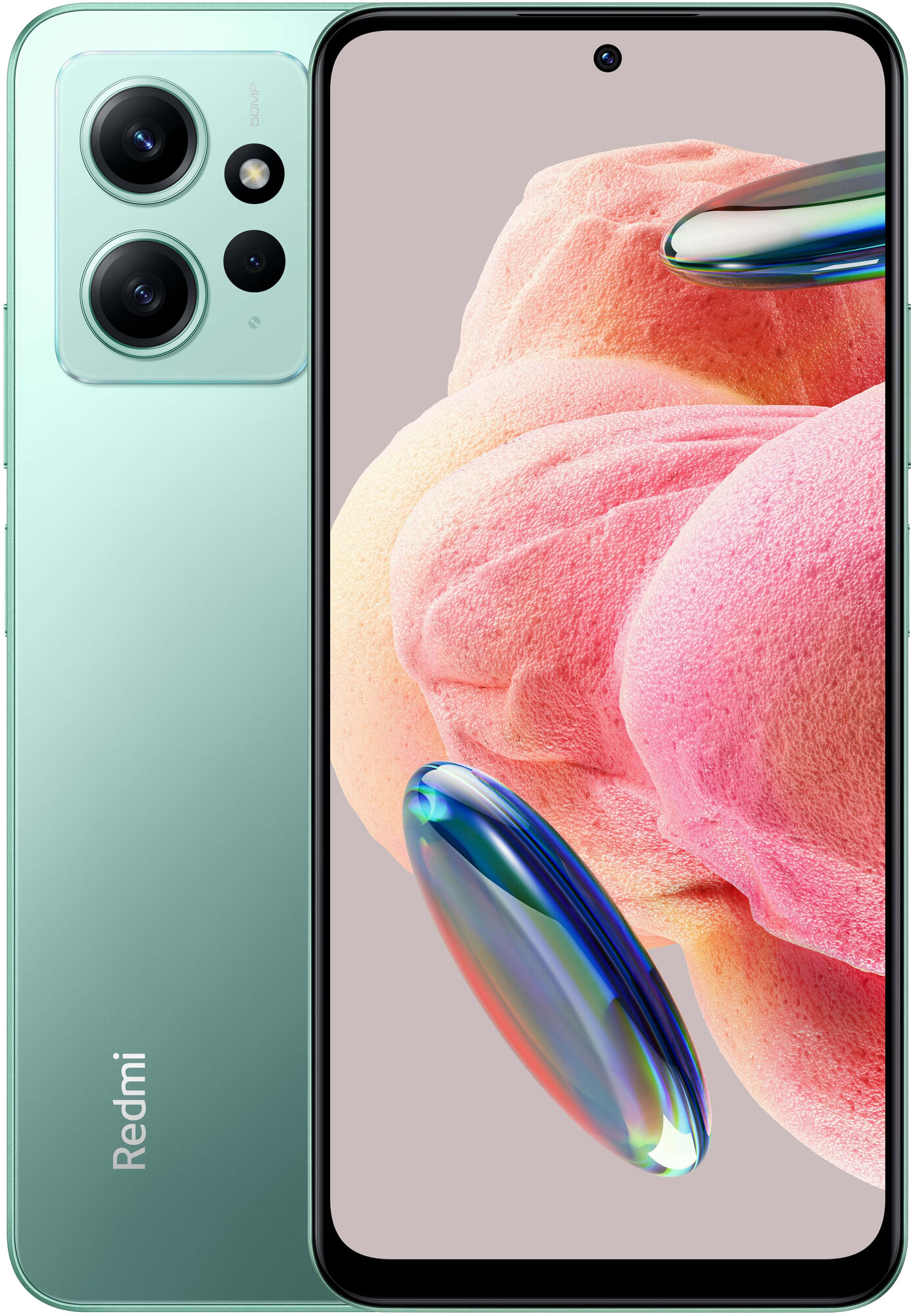 Смартфон Xiaomi Redmi Note 12 4G 4/128 ГБ Global, Dual nano SIM, mint green