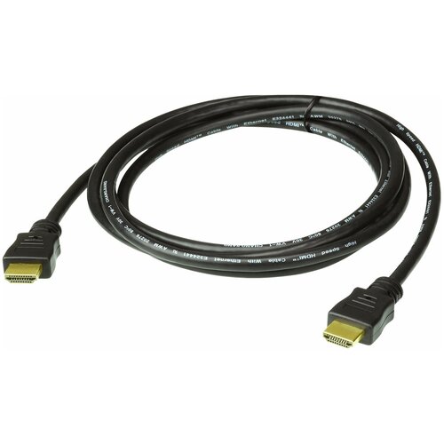 Кабель HDMI(19M)-HDMI(19M) v1.4b 4K, 10м, черный Aten (2L-7D10H) кабель hdmi hdmi 2м aten 2l 7d02h 1