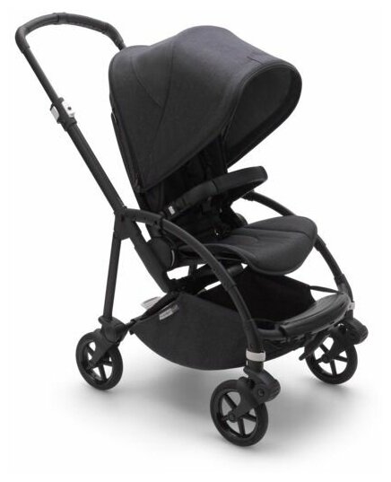 Коляска прогулочная Bugaboo Bee 6 Complete MINERAL BLACK/WASHED BLACK-WASHED BLACK 500304MC01