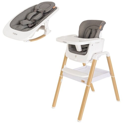 Стул Tutti Bambini для кормления High chair Nova Complete, White/Oak
