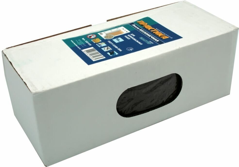 Лента шлифовальная ПРАКТИКА 75 х 533 мм P60 (10шт.) коробка (10шт, коробка)