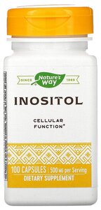 Фото Nature's Way Inositol (Инозитол) 500 мг 100 капсул