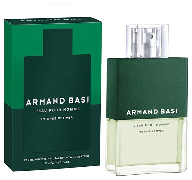 Armand Basi Мужской L'Eau Pour Homme Intense Vetiver Туалетная вода (edt) 125мл