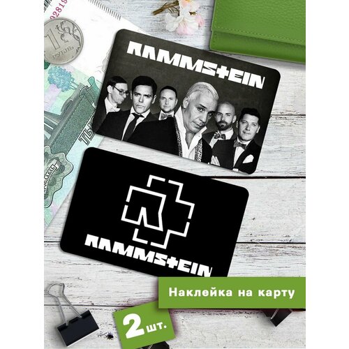 Наклейки на банковскую карту Rammstein Стикеры Рамштайн рок 220₽