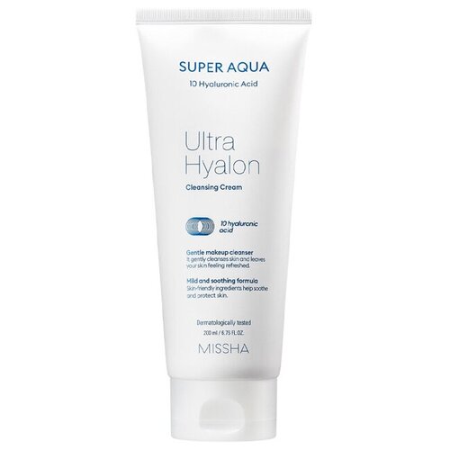 Очищающий крем для лица Missha Super Aqua Ultra Hyaluron Cleansing Cream 200 мл