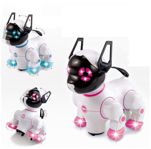 Интерактивная игрушка Shantou Пес Тима, свет, звук, катается