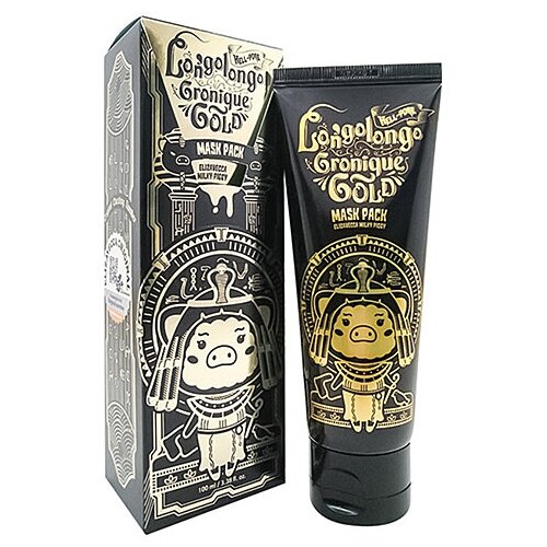 фото Elizavecca hell-pore longolongo gronique gold mask pack, 100мл маска пленка золотая