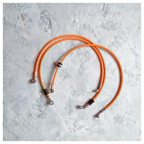 Армированный шланг тормозной для Yamaha WR250R 2008-2009 Оригинальное расположение, один шланг