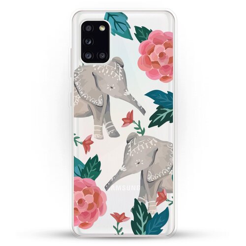 фото Силиконовый чехол два слона на samsung galaxy a31 andy & paul