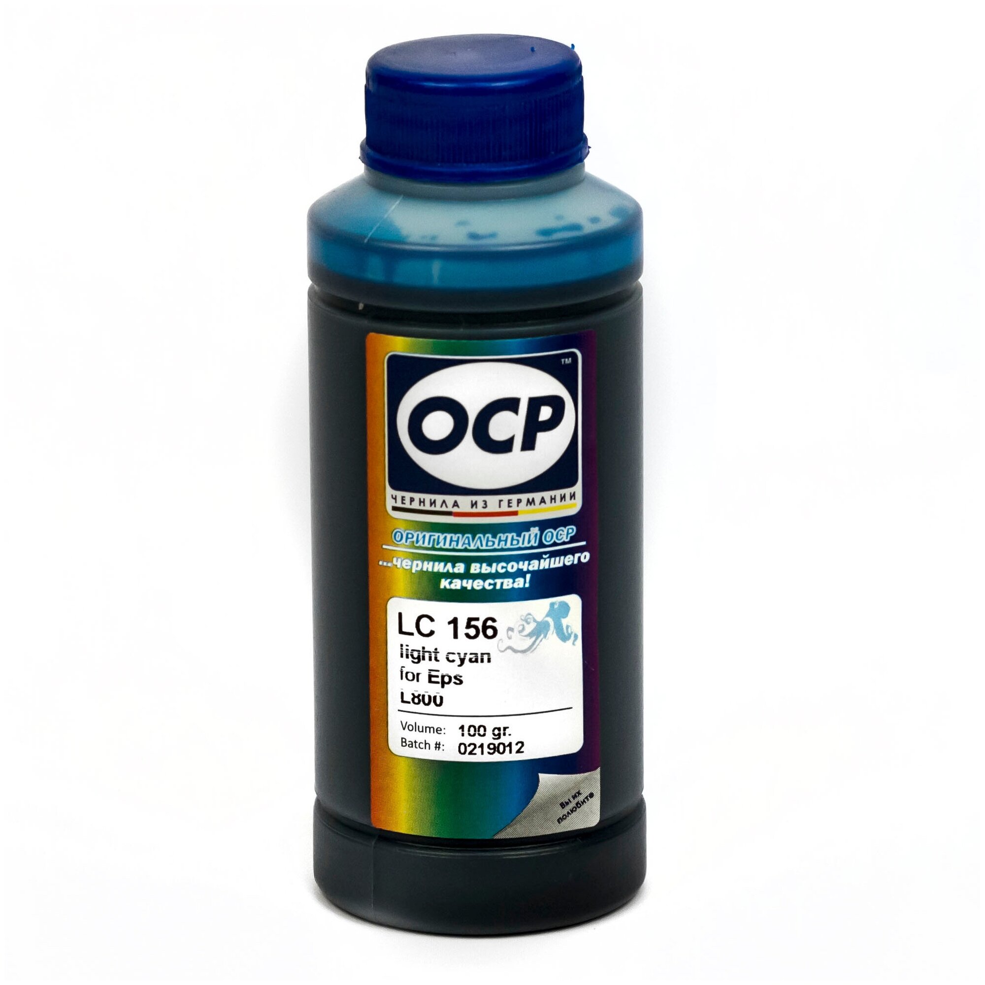 Чернила OCP CL 156 светло-голубые водорастворимые для шестицветных принтеров Epson L-серии 100мл.