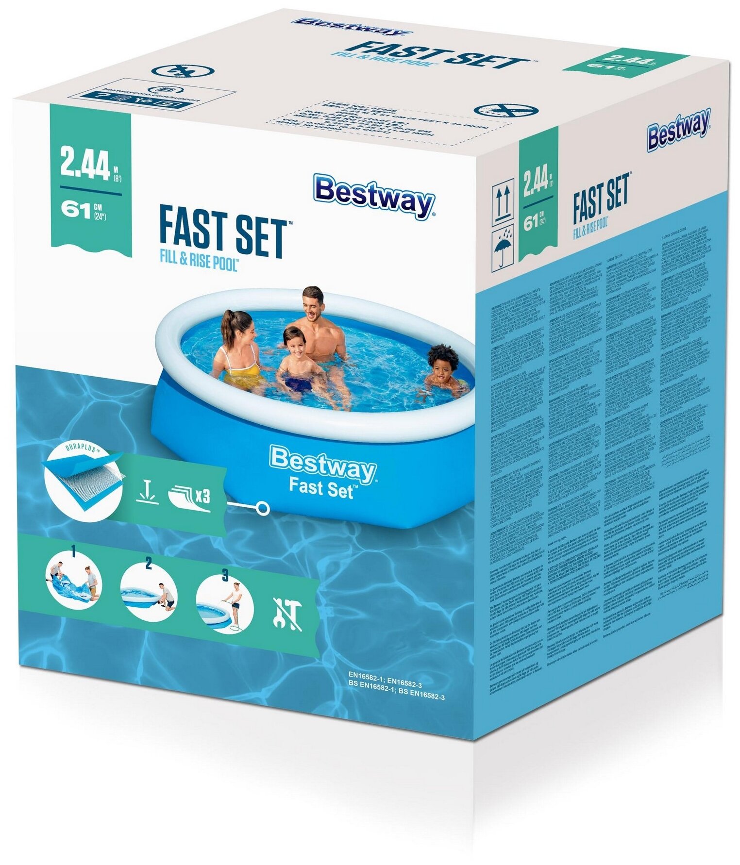 Бассейн BestWay Fast Set 244х61 см 57448 BW