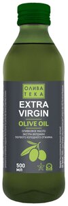 Оливковое масло Extra Virgin нерафинированное высшего качества первого холодного отжима Olivateca 500 мл, ст/б Bertoli