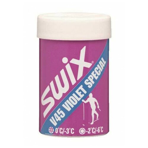 фото Лыжная мазь держания swix v45 violet special hardwax 0/-6, 45 г