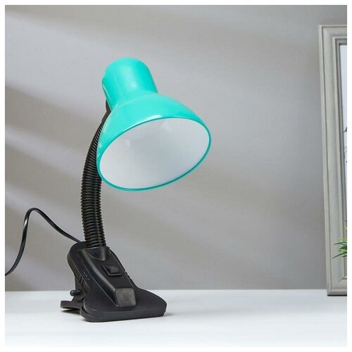 Лампа на прищепке светодиодная 8Вт LED 750Лм 14xSMD2835 шнур 1,5м зеленый
