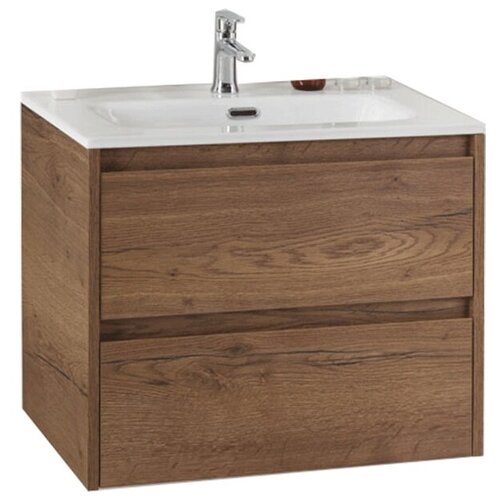 BelBagno Раковина с тумбой BelBagno KRAFT 39-600/390-2C-SO-RT подвесная Rovere Tabacco