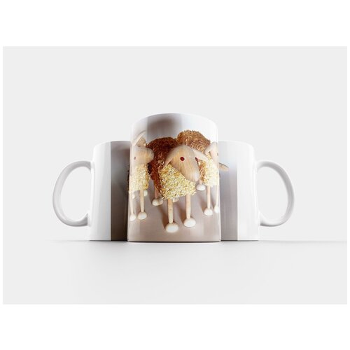 фото Кружка "овец, деревянная овца, древесная шерсть" 320 мл lotsprints