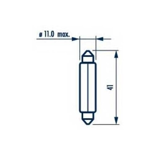 Лампа 12V 5W SV8,5 NARVA 17175