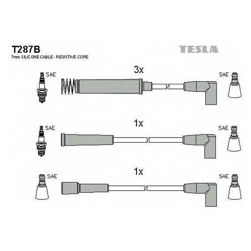 Провода высоковольтные TESLA T287B