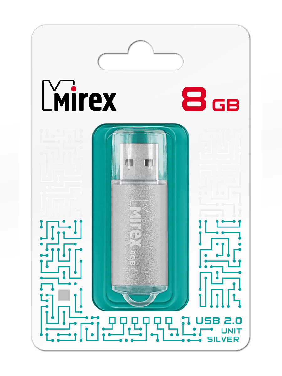 Флеш накопитель 64GB Mirex Unit, USB 2.0, Синий - фото №9
