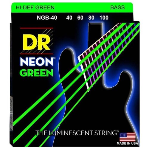 фото Струны для бас-гитары dr string ngb-40