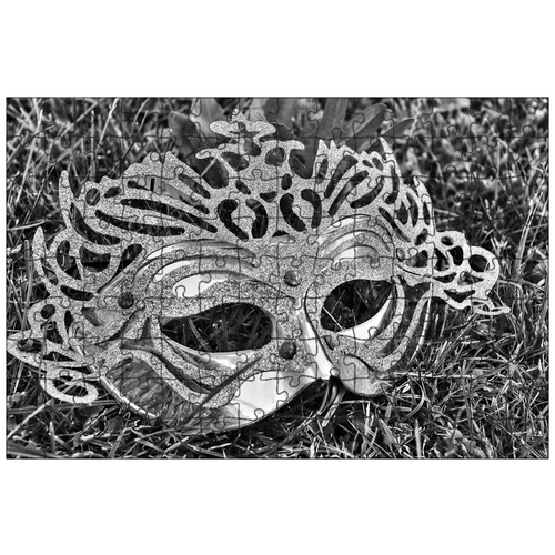фото Магнитный пазл 27x18см."маска, венецианский, венецианская маска" на холодильник lotsprints