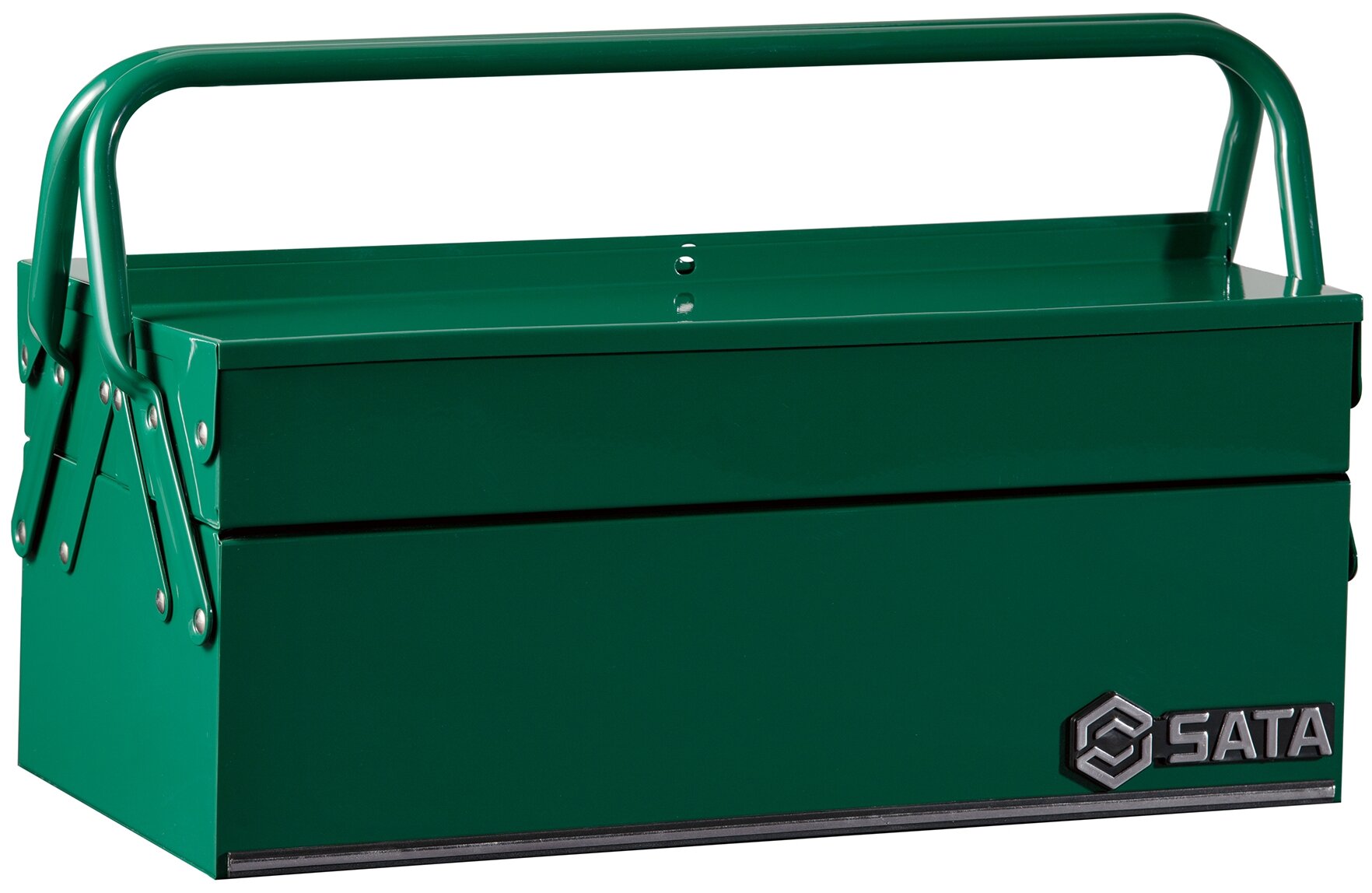 Ящик для инструментов металлический, раскладной SATA (43 х 20 х 17.5 см)