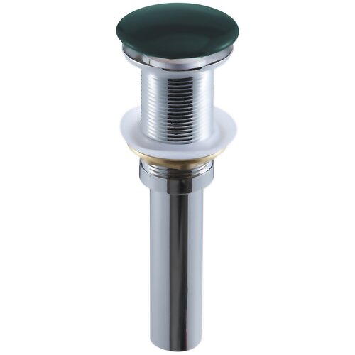 Донный клапан / Слив / выход для раковины / умывальника / мойки (фурнитура, часть сифона) 1001G зеленый Bronze de Luxe