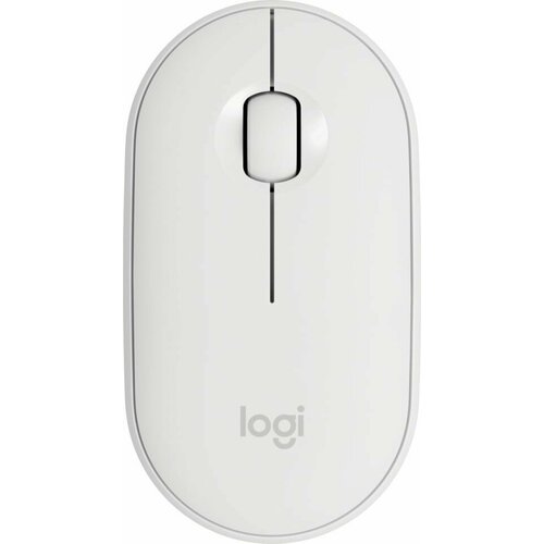 Мышь Logitech M350 белый оптическая (1000dpi) беспроводная BT/Radio USB (2but)
