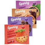 Protein Light, ассорти 4шт (шок. фундук, смородина, шоколад, клубника) - изображение