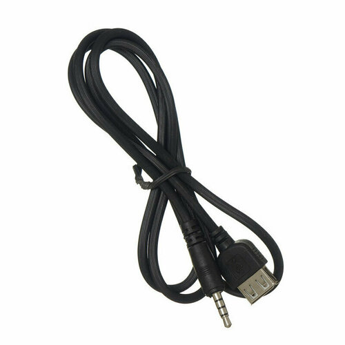 Кабель-переходник USB A (F) - Jack 3.5мм (папа-aux) 1метр переходник aux jack 3 5mm m f 8 pin f yesido yau31 цвет белый