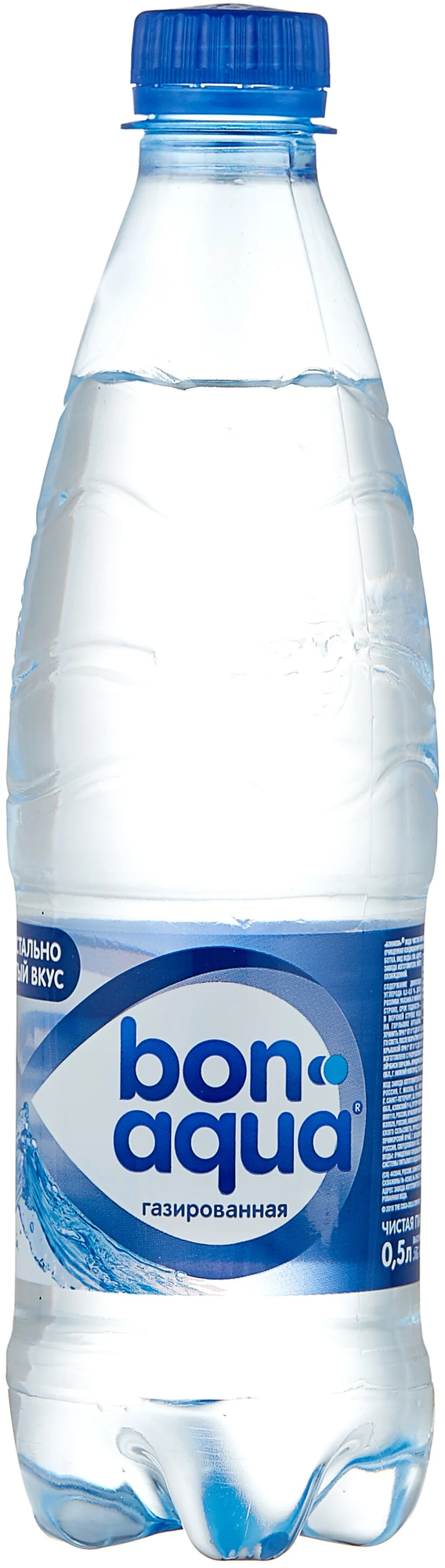 Вода питьевая Bon Aqua (Бонаква) газированная 0.5 л ПЭТ 1 штука - фотография № 1