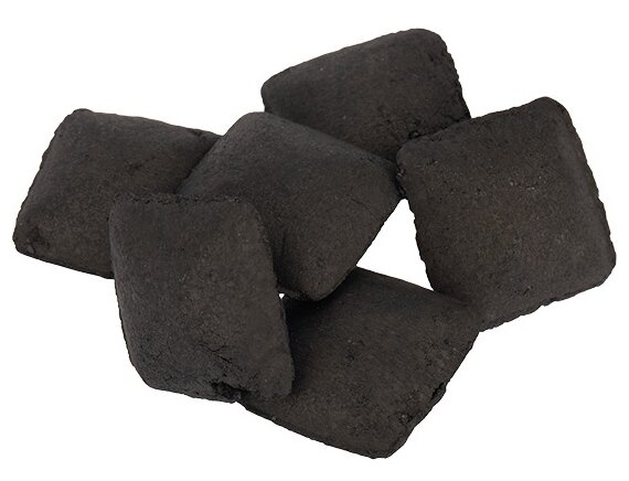 Уголь древесный сокол в брикетах 2 кг {62-0080} - фотография № 1