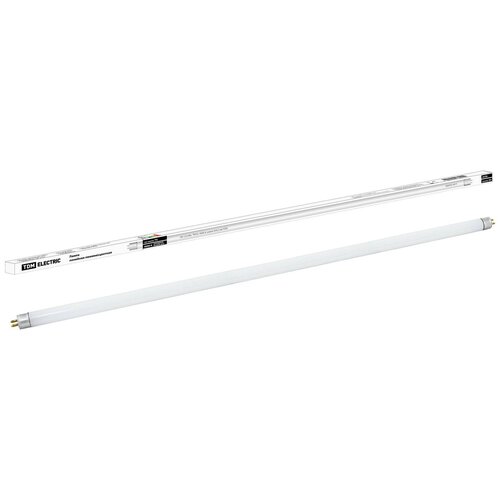 фото Лампа люминесцентная линейная двухцокольная лл-12/24вт, t4/g5, 4000 к, длина 654,2мм tdm sq0355-0011 (упаковка 25 шт) tdm еlectric