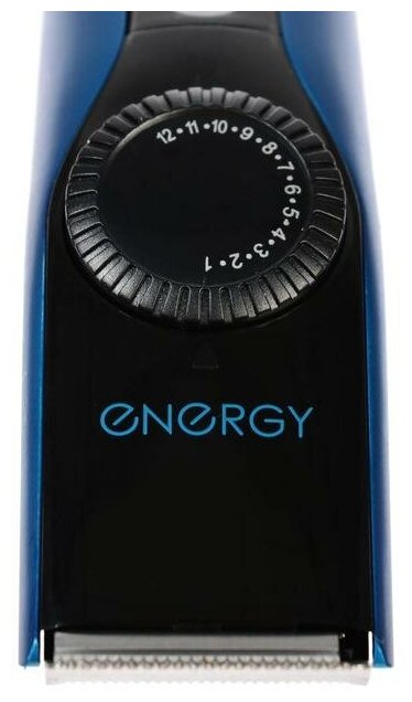 99015360639 Машинка для стрижки Energy EN-742S синий/черный - фотография № 5