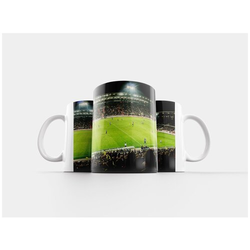 фото Кружка "футбол, футбольный матч, флаги" 320 мл lotsprints