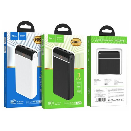Портативный аккумулятор Hoco J59A Famous 20000mAh чёрный 149900₽